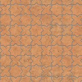 Textures   -   ARCHITECTURE   -   PAVING OUTDOOR   -   Terracotta   -   Blocks mixed  - Paving cotto mixed size texture seamless 06572 (seamless)