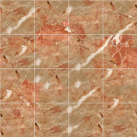 Textures   -   ARCHITECTURE   -   TILES INTERIOR   -   Marble tiles   -  Pink - Pink breccia floor marble tile texture seamless 14509