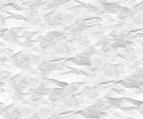 Textures   -   MATERIALS   -   PAPER  - White crumpled paper texture seamless 10828 (seamless)
