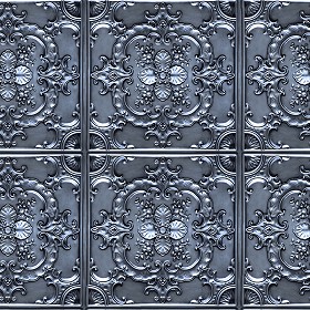 Textures   -   MATERIALS   -   METALS   -  Panels - Blue metal panel texture seamless 10397