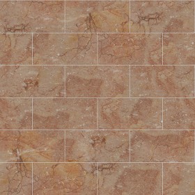 Textures   -   ARCHITECTURE   -   TILES INTERIOR   -   Marble tiles   -  Pink - Breccia venice pink floor marble tile texture seamless 14510