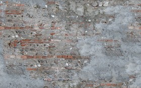 Textures   -   ARCHITECTURE   -   STONES WALLS   -  Damaged walls - Damaged wall stone texture seamless 08241