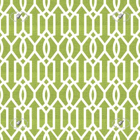 Textures   -   MATERIALS   -   FABRICS   -  Geometric patterns - Green covering fabric geometric printed texture seamless 20943