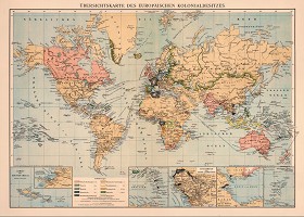 Textures   -   ARCHITECTURE   -   DECORATIVE PANELS   -   World maps   -   Vintage maps  - Interior decoration vintage map 03221