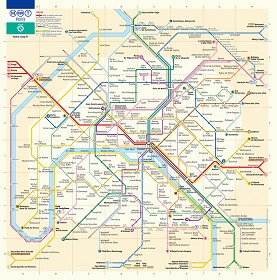 Textures   -   ARCHITECTURE   -   DECORATIVE PANELS   -   World maps   -  Metr&#242; maps - Paris metro map 03133