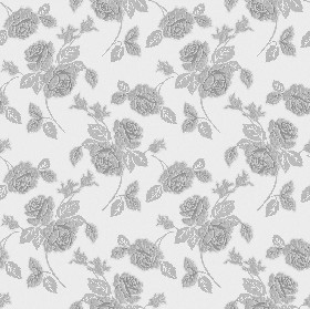Textures   -   MATERIALS   -   WALLPAPER   -   Parato Italy   -   Nobile  - The rose nobile floral wallpaper by parato texture seamless 11455 - Reflect