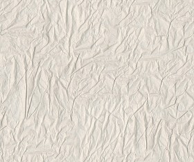 Textures   -   MATERIALS   -  PAPER - White crumpled paper texture seamless 10829