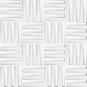 Textures   -   ARCHITECTURE   -   DECORATIVE PANELS   -   3D Wall panels   -  White panels - White interior 3D wall panel texture seamless 02934