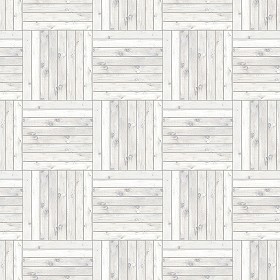 Textures   -   ARCHITECTURE   -   WOOD FLOORS   -  Parquet white - White wood flooring texture seamless 05452