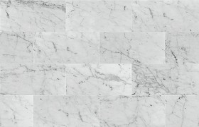 Textures   -   ARCHITECTURE   -   TILES INTERIOR   -   Marble tiles   -  White - Carrara white marble floor tile texture seamless 14809