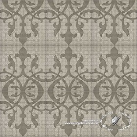 Textures   -   ARCHITECTURE   -   TILES INTERIOR   -   Ornate tiles   -   Mixed patterns  - Ceramic ornate tile texture seamless 20236 (seamless)