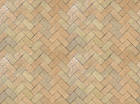 Textures   -   ARCHITECTURE   -   PAVING OUTDOOR   -   Terracotta   -   Herringbone  - Cotto paving herringbone outdoor texture seamless 06733 (seamless)