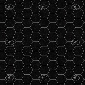 Textures   -   ARCHITECTURE   -   TILES INTERIOR   -   Marble tiles   -  Marble geometric patterns - Hexagonal black marble floor tile texture seamless 1 21125
