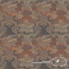 Textures   -   ARCHITECTURE   -   TILES INTERIOR   -   Marble tiles   -   coordinated themes  - Marble copper cm 30x60 texture seamless 18124 (seamless)