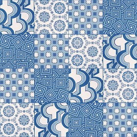 Textures   -   ARCHITECTURE   -   TILES INTERIOR   -   Ornate tiles   -   Patchwork  - Patchwork tile texture seamless 16595 (seamless)