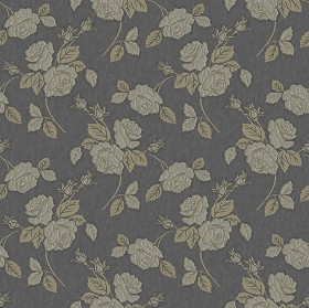 Textures   -   MATERIALS   -   WALLPAPER   -   Parato Italy   -   Nobile  - The rose nobile floral wallpaper by parato texture seamless 11456 (seamless)