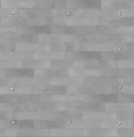 Textures   -   ARCHITECTURE   -   WALLS TILE OUTSIDE  - Wall cladding clay tiles texture seamless 21295 - Displacement