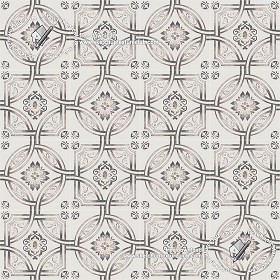 Textures   -   ARCHITECTURE   -   TILES INTERIOR   -   Ornate tiles   -   Geometric patterns  - Ceramic floor tile geometric patterns texture seamless 18857 (seamless)