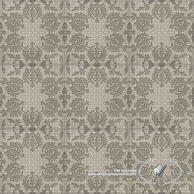 Textures   -   ARCHITECTURE   -   TILES INTERIOR   -   Ornate tiles   -  Mixed patterns - Ceramic ornate tile texture seamless 20237