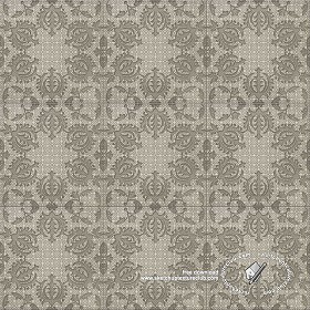 Textures   -   ARCHITECTURE   -   TILES INTERIOR   -   Ornate tiles   -   Mixed patterns  - Ceramic ornate tile texture seamless 20237 (seamless)