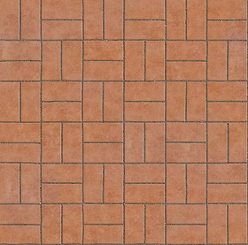 Textures   -   ARCHITECTURE   -   PAVING OUTDOOR   -   Terracotta   -  Blocks regular - Cotto paving outdoor regular blocks texture seamless 06646