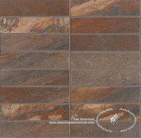 Textures   -   ARCHITECTURE   -   TILES INTERIOR   -   Marble tiles   -  coordinated themes - Mosaic copper raw marble cm30x30 texture seamless 18125