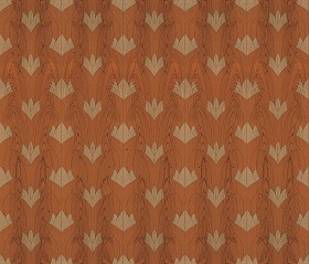 Textures   -   ARCHITECTURE   -   WOOD FLOORS   -  Decorated - Parquet decorated texture seamless 04633