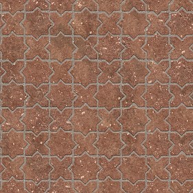 Textures   -   ARCHITECTURE   -   PAVING OUTDOOR   -   Terracotta   -   Blocks mixed  - Paving cotto mixed size texture seamless 06575 (seamless)