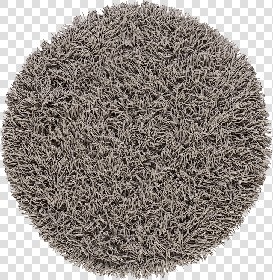 Textures   -   MATERIALS   -   RUGS   -  Round rugs - Round long pile rug texture 19960