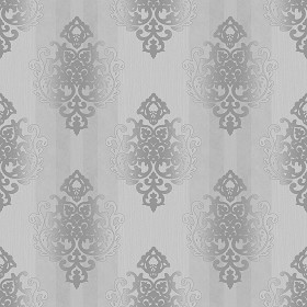 Textures   -   MATERIALS   -   WALLPAPER   -   Parato Italy   -   Dhea  - Striped damask wallpaper dhea by parato texture seamless 11290 - Specular