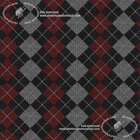 Textures   -   MATERIALS   -   FABRICS   -  Jersey - Wool jacquard knitwear texture seamless 19438