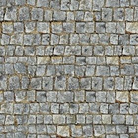 Textures   -   ARCHITECTURE   -   ROADS   -   Paving streets   -  Damaged cobble - Damaged street paving cobblestone texture seamless 07452