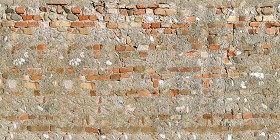 Textures   -   ARCHITECTURE   -   STONES WALLS   -   Damaged walls  - Damaged wall stone texture seamless 08244 (seamless)