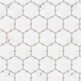 Textures   -   ARCHITECTURE   -   TILES INTERIOR   -   Marble tiles   -  Marble geometric patterns - Hexagonal white marble tile texture seamless 1 21127