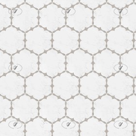 Textures   -   ARCHITECTURE   -   TILES INTERIOR   -   Marble tiles   -   Marble geometric patterns  - Hexagonal white marble tile texture seamless 1 21127 (seamless)