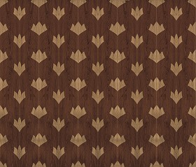 Textures   -   ARCHITECTURE   -   WOOD FLOORS   -  Decorated - Parquet decorated texture seamless 04634