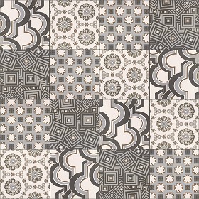 Textures   -   ARCHITECTURE   -   TILES INTERIOR   -   Ornate tiles   -   Patchwork  - Patchwork tile texture seamless 16597 (seamless)