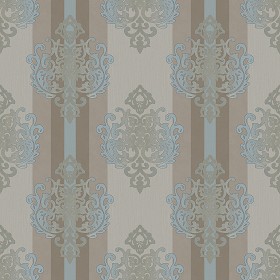 Textures   -   MATERIALS   -   WALLPAPER   -   Parato Italy   -  Dhea - Striped damask wallpaper dhea by parato texture seamless 11291