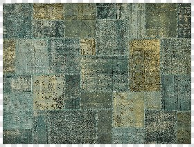 Textures   -   MATERIALS   -   RUGS   -  Vintage faded rugs - Vintage worn patchwork rug texture 19928