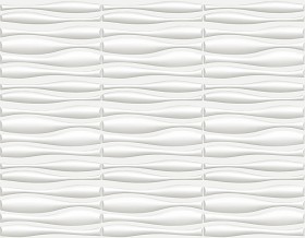 Textures   -   ARCHITECTURE   -   DECORATIVE PANELS   -   3D Wall panels   -  White panels - White interior 3D wall panel texture seamless 02937