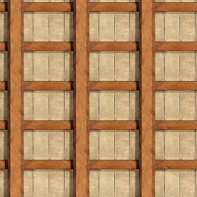 Textures   -   ARCHITECTURE   -   ROOFINGS   -   Inside roofings  - Wood terracotta inside roofing texture seamless 17465 (seamless)