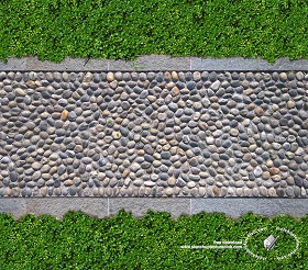 Textures   -   ARCHITECTURE   -   PAVING OUTDOOR   -  Parks Paving - Park cobblestone paving texture seamless 18669