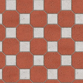 Textures   -   ARCHITECTURE   -   PAVING OUTDOOR   -   Terracotta   -   Blocks mixed  - Paving cotto mixed size texture seamless 06577 (seamless)