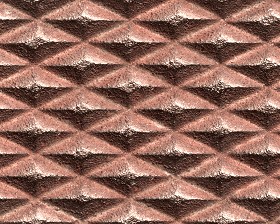 Textures   -   MATERIALS   -   METALS   -  Plates - Rusty copper metal plate texture seamless 10583