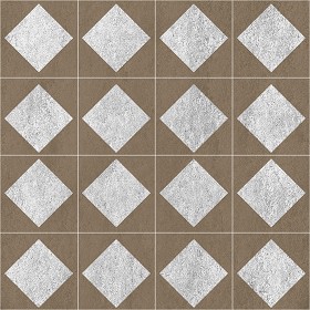 Textures   -   ARCHITECTURE   -   TILES INTERIOR   -   Cement - Encaustic   -  Checkerboard - Checkerboard cement floor tile texture seamless 13410