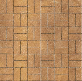Textures   -   ARCHITECTURE   -   PAVING OUTDOOR   -   Terracotta   -  Blocks regular - Cotto paving outdoor regular blocks texture seamless 06649