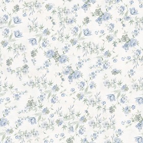 Textures   -   MATERIALS   -   WALLPAPER   -  Floral - Floral wallpaper texture seamless 10994