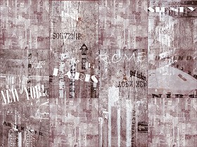 Textures   -   ARCHITECTURE   -   TILES INTERIOR   -  Design Industry - Graffiti urban style mixed size tile texture seamless 14051
