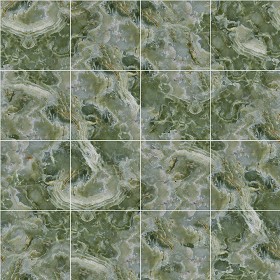 Textures   -   ARCHITECTURE   -   TILES INTERIOR   -   Marble tiles   -   Green  - Green onyx marble floor tile texture seamless 14433 (seamless)