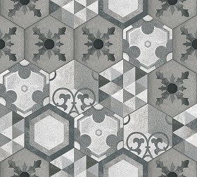 Textures   -   ARCHITECTURE   -   TILES INTERIOR   -   Hexagonal mixed  - Hexagonal tile texture seamless 16876 (seamless)